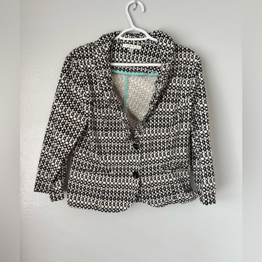 Cache Black and White Women's Jacket 10